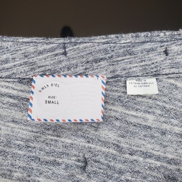 Anthropologie Gray Bow Top Small - Picture 6 of 8